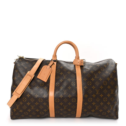 Louis Vuitton Monogram Keepall Bandouliere 55 1 of 11