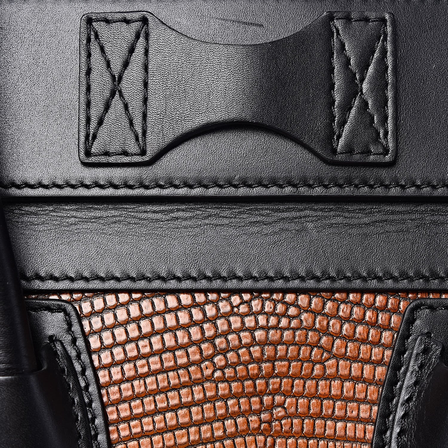 Celine Lizard Mini Luggage Cognac 10 of 16
