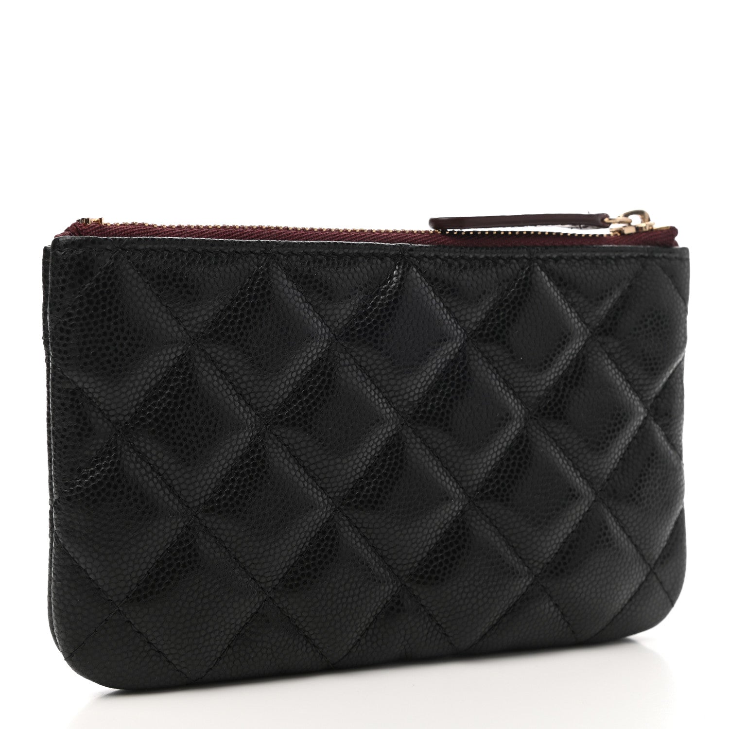 Chanel Caviar Quilted Small Cosmetic Case Black 3 of 9