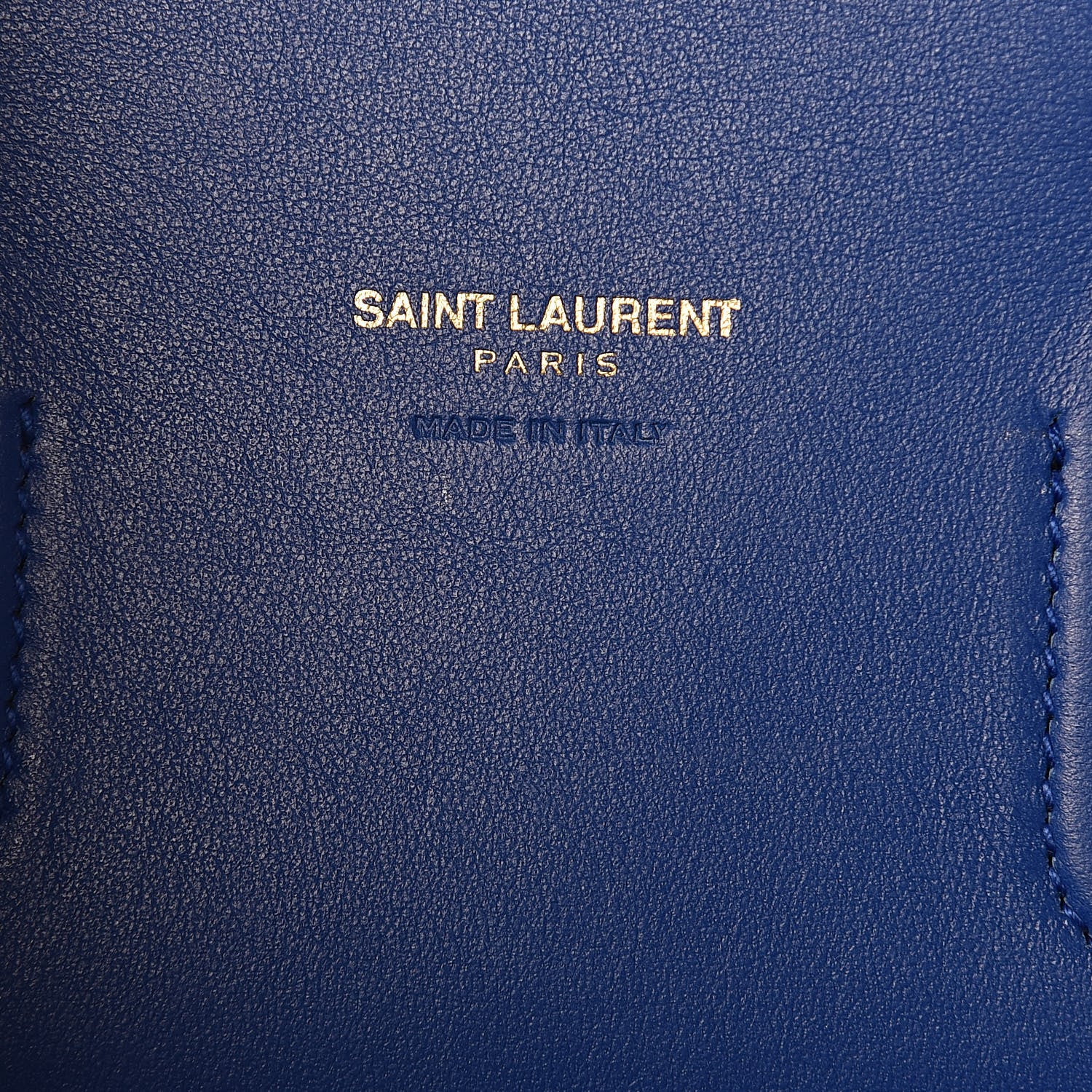 Saint Laurent Calfskin Small Sac De Jour Black Royal Blue 6 of 9