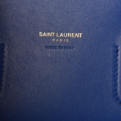 Saint Laurent Calfskin Small Sac De Jour Black Royal Blue 6 of 9