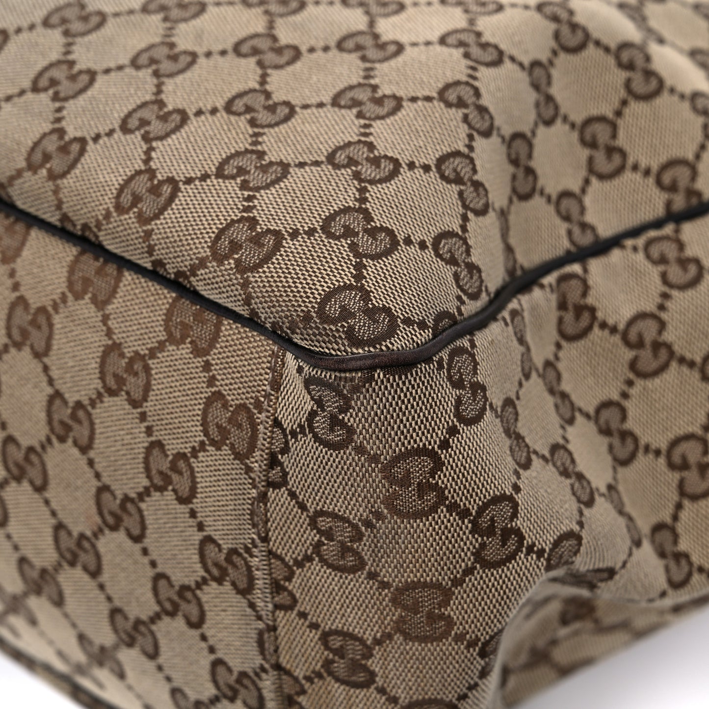 Monogram Large Positano Tote Brown
