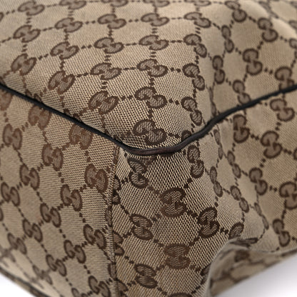 Gucci Monogram Large Positano Tote Brown 19 of 21