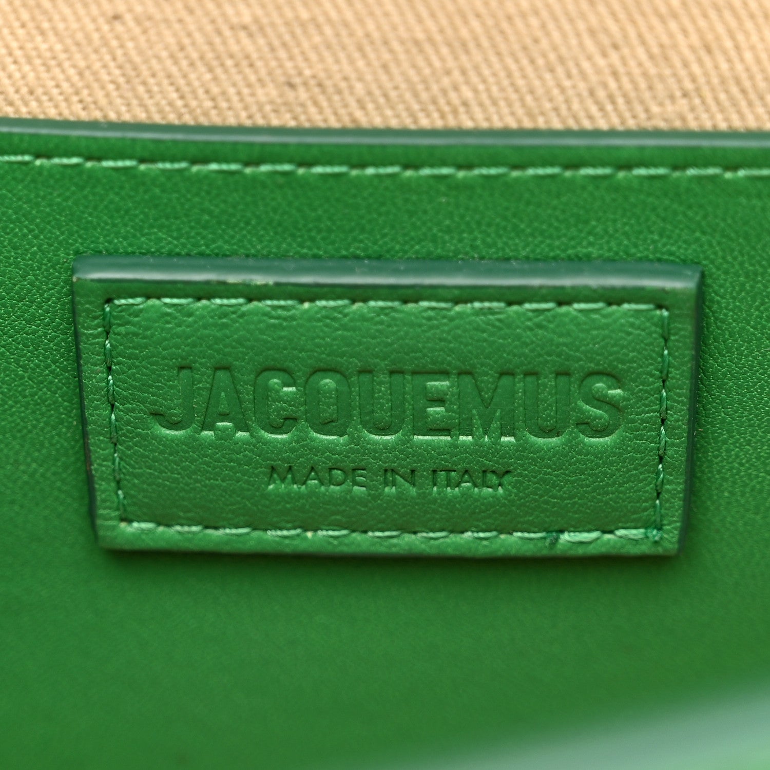 Jacquemus Smooth Calfskin Le Bambino Long Green 6 of 12