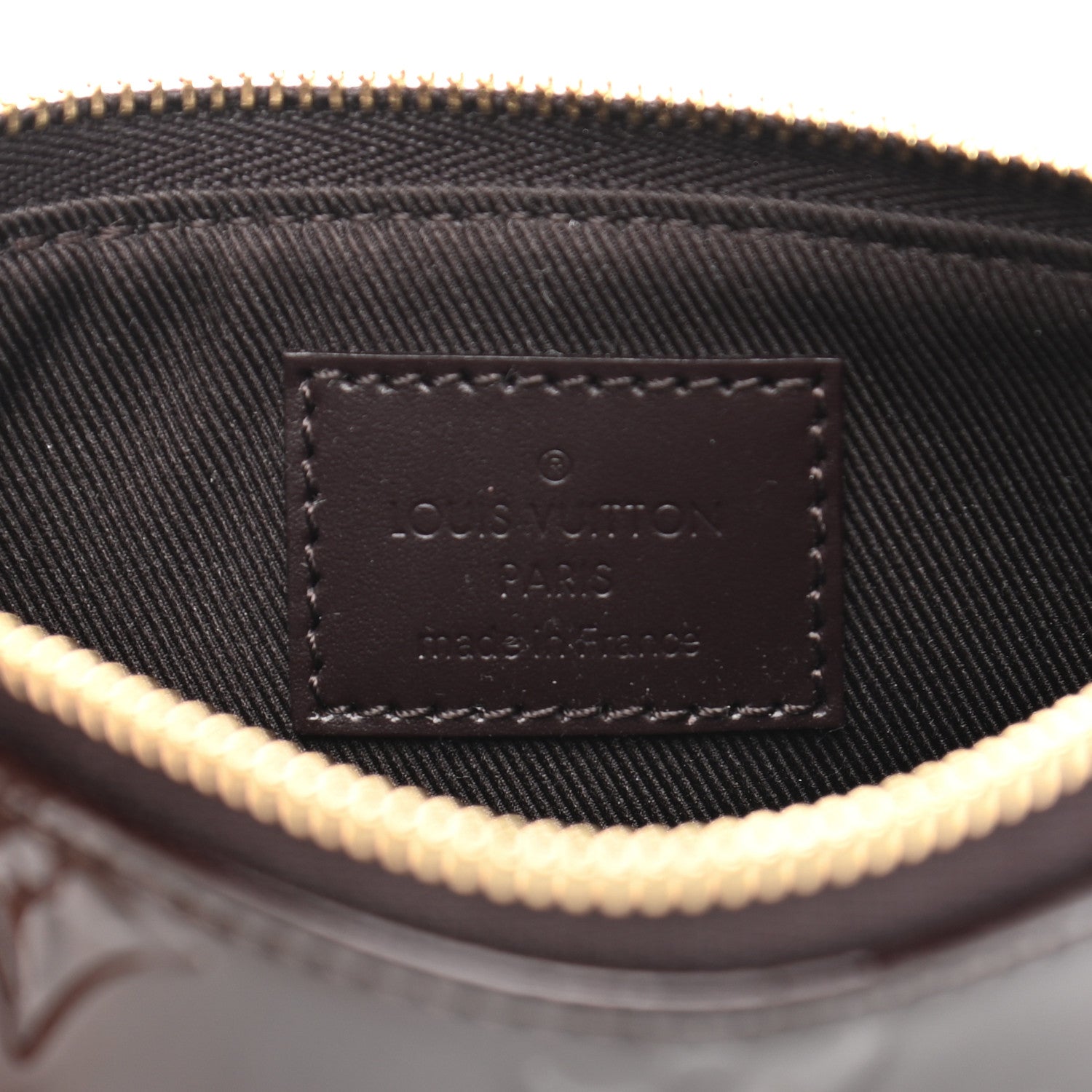 Louis Vuitton Vernis Monogram Mini Pochette Accessories Amarante 6 of 7