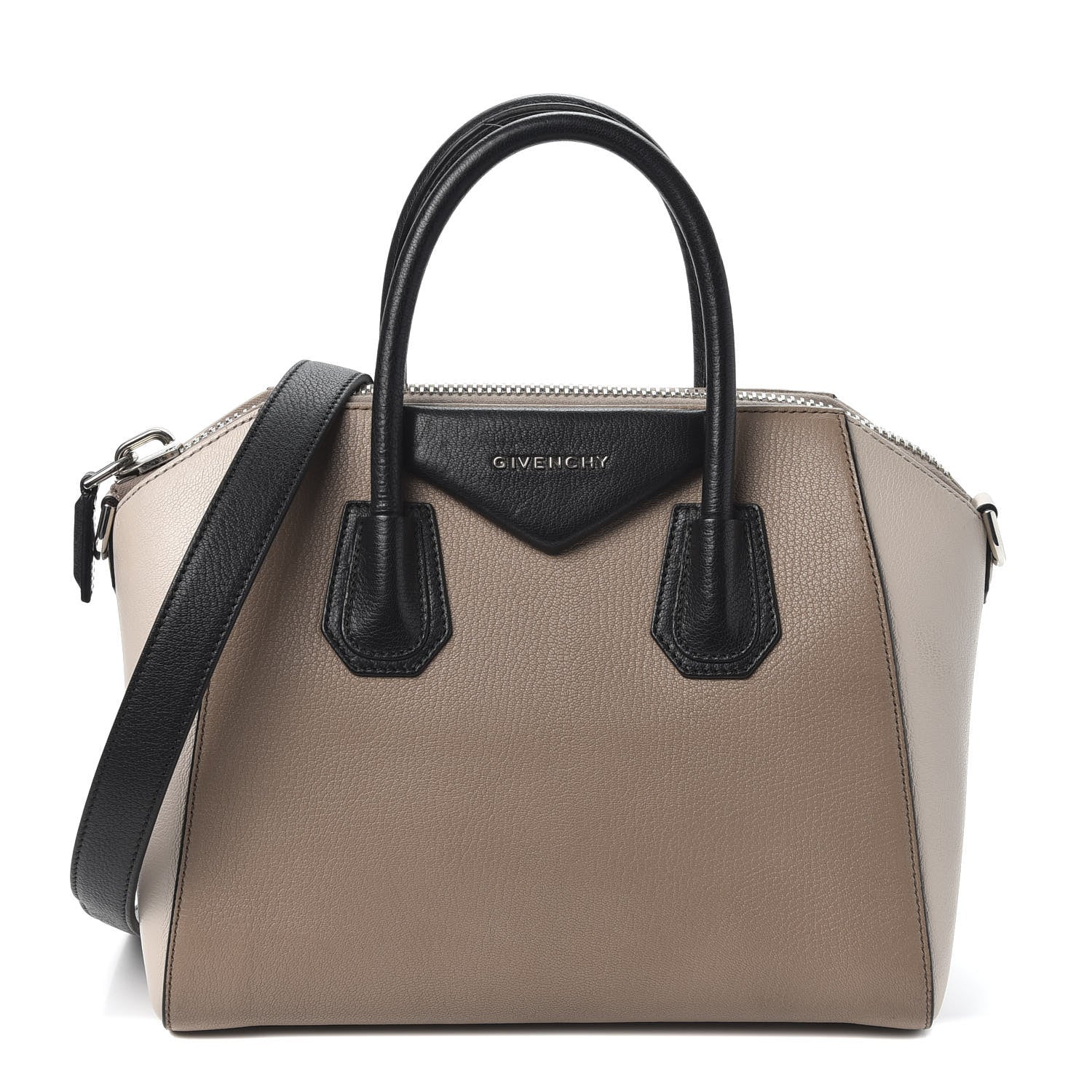 Givenchy Sugar Goatskin Small Tri-Color Antigona Linen 1 of 9