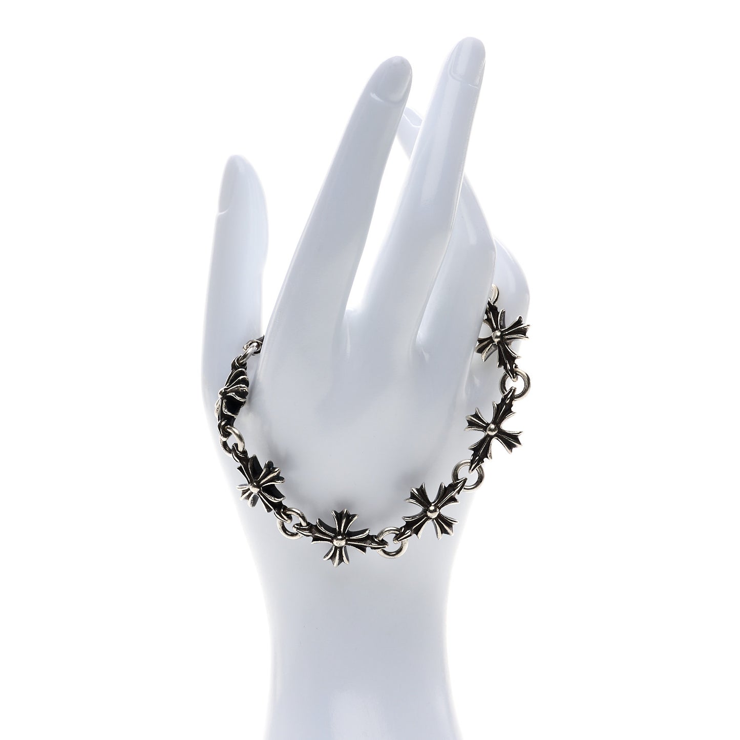 Sterling Silver Cross Bracelet