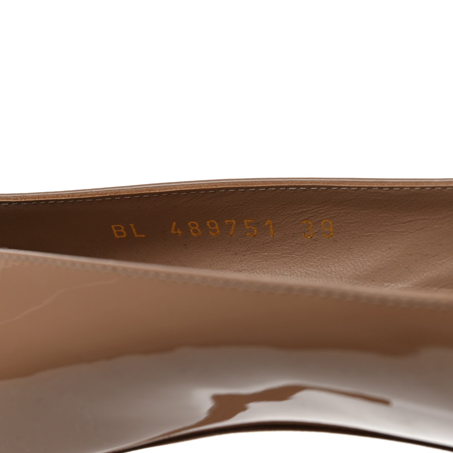 Saint Laurent Patent Anja 85 Pumps 39 Nude 8 of 9