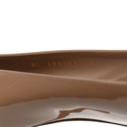 Saint Laurent Patent Anja 85 Pumps 39 Nude 8 of 9