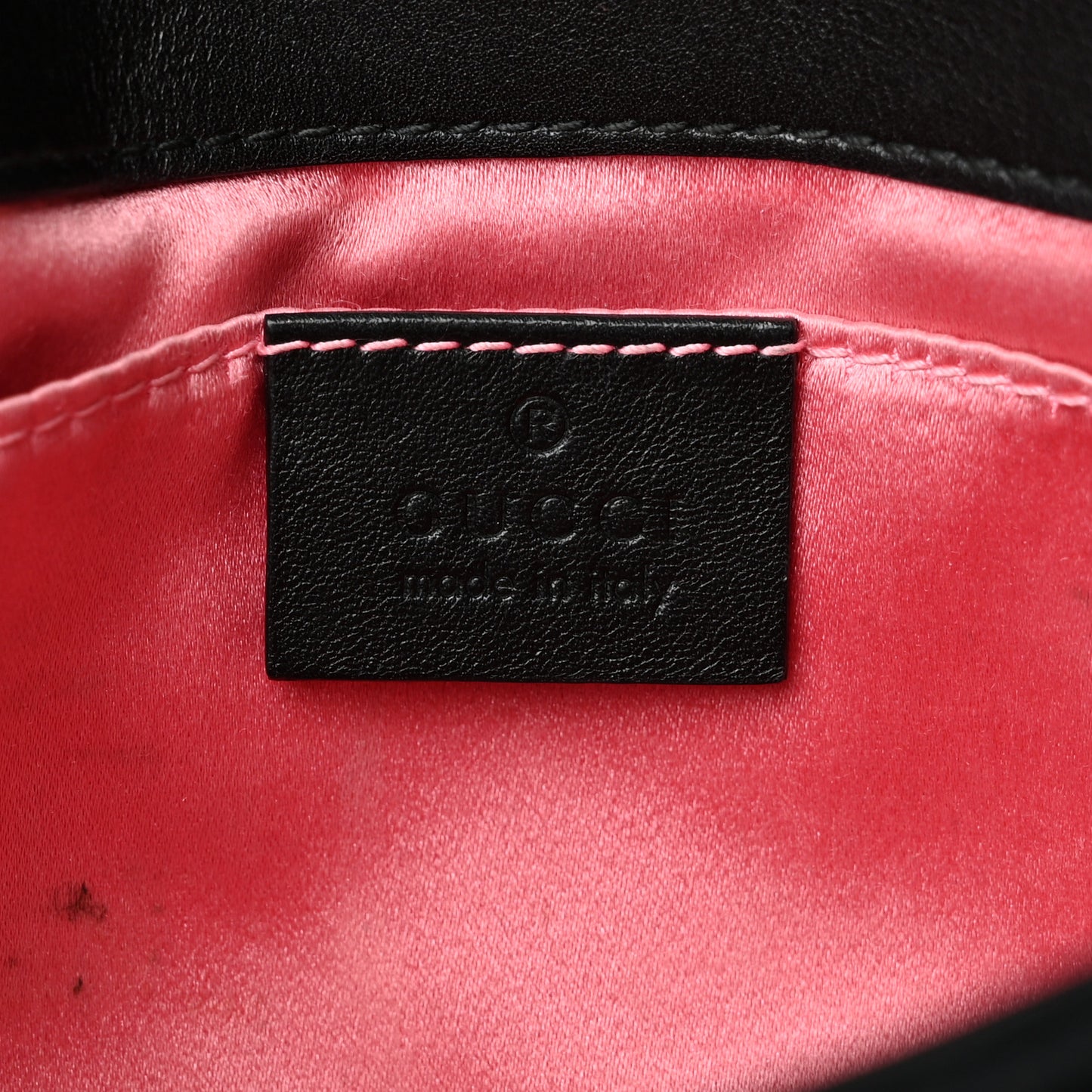 Velvet Matelasse Mini GG Marmont Shoulder Bag Black