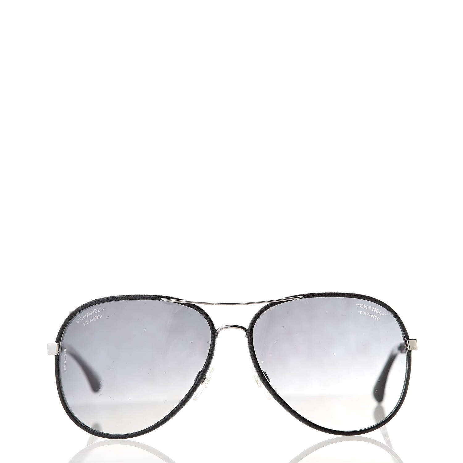 Chanel Polarized Pilot Winter Sunglasses 4219-Q Black 2 of 7