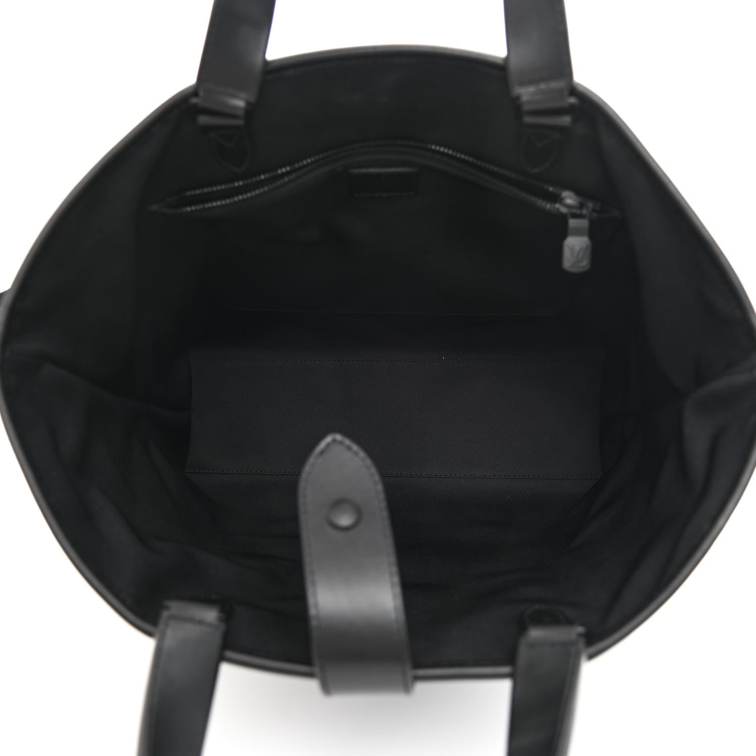 Louis Vuitton Monogram Eclipse Saumur Tote Black 5 of 9