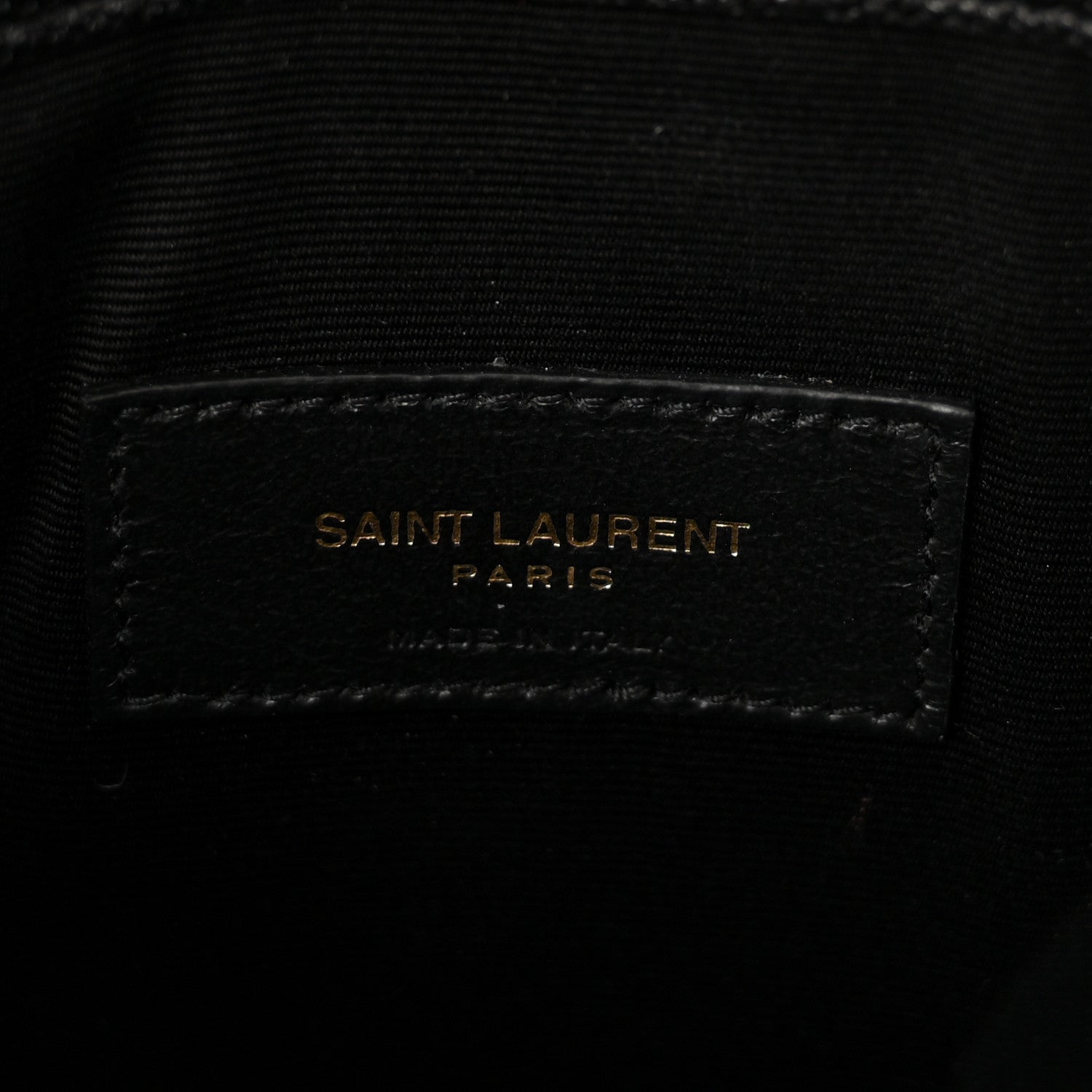 Saint Laurent Grain De Poudre Uptown Pouch Black 6 of 7