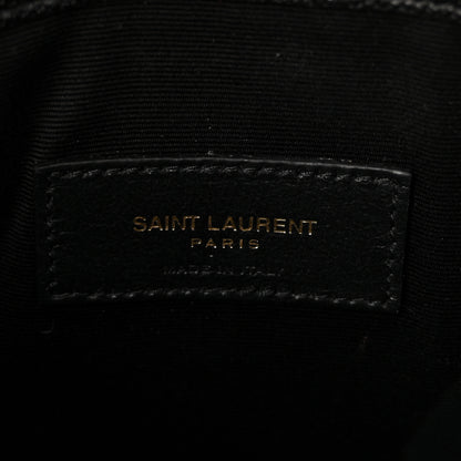 Saint Laurent Grain De Poudre Uptown Pouch Black 6 of 7