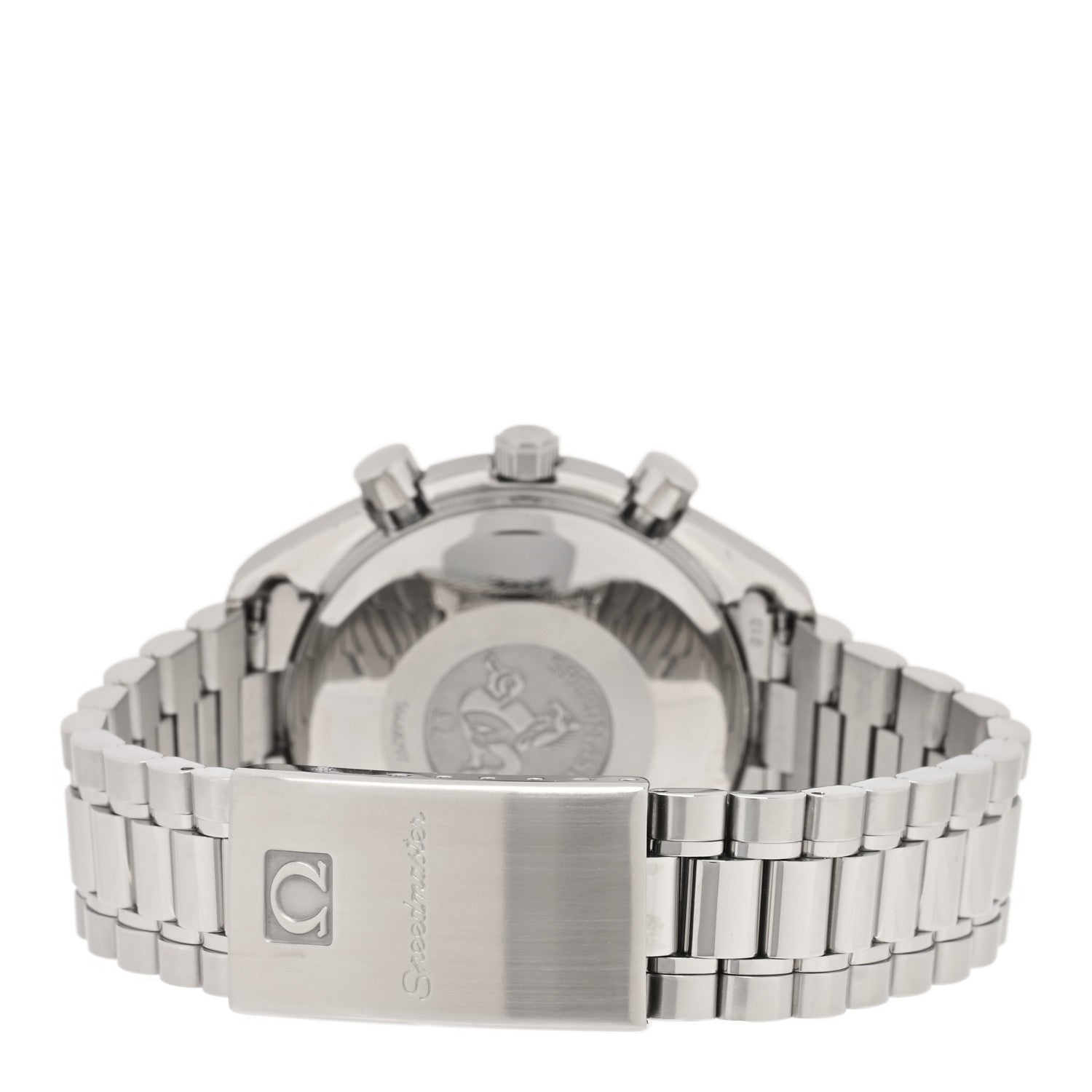 Omega Stainless Steel 39mm Speedmaster Date Chronograph Automatic Watch Blue 3511.80 3 of 4