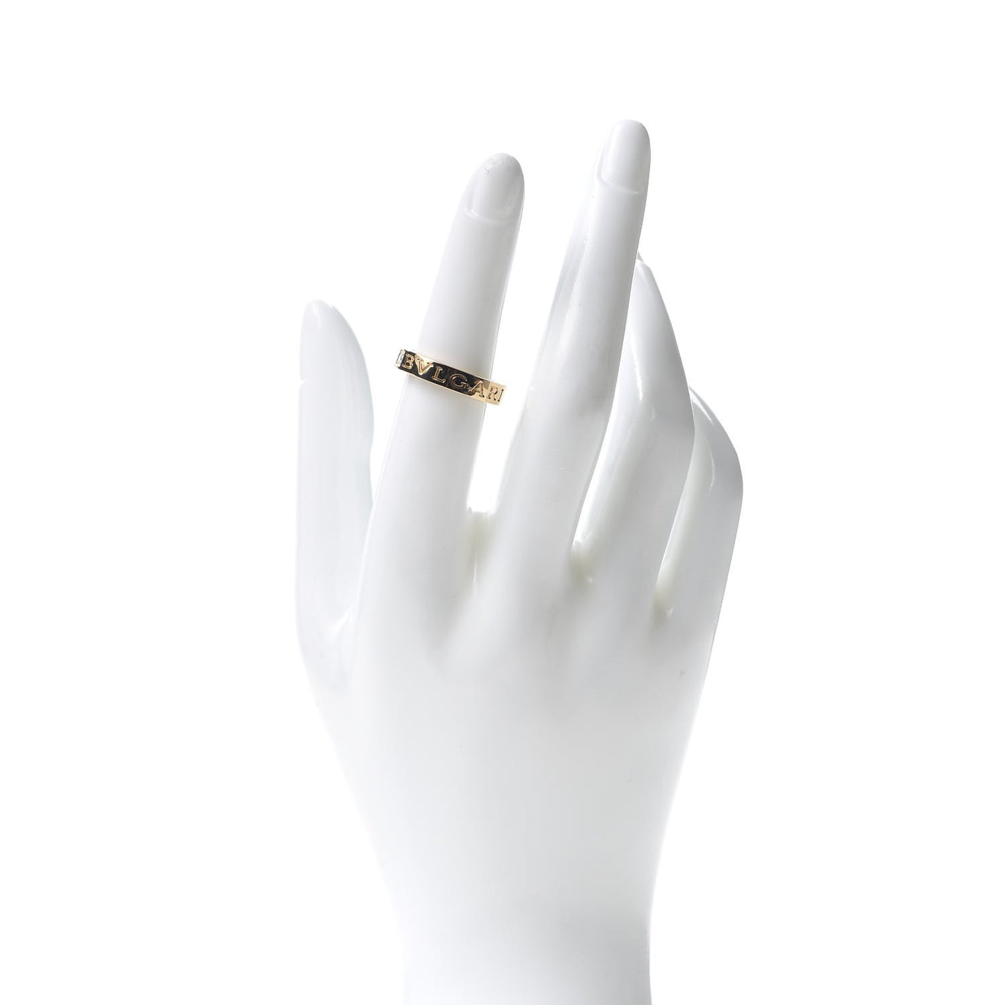 18K Yellow Gold Diamond B.Zero1 Essential Band Ring 52 6