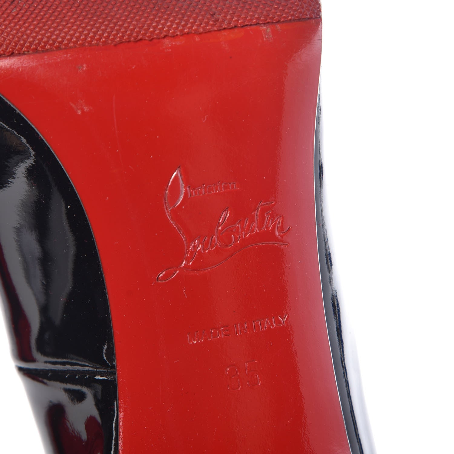 Christian Louboutin Patent Simple 85 Pumps 35 Black 9 of 15