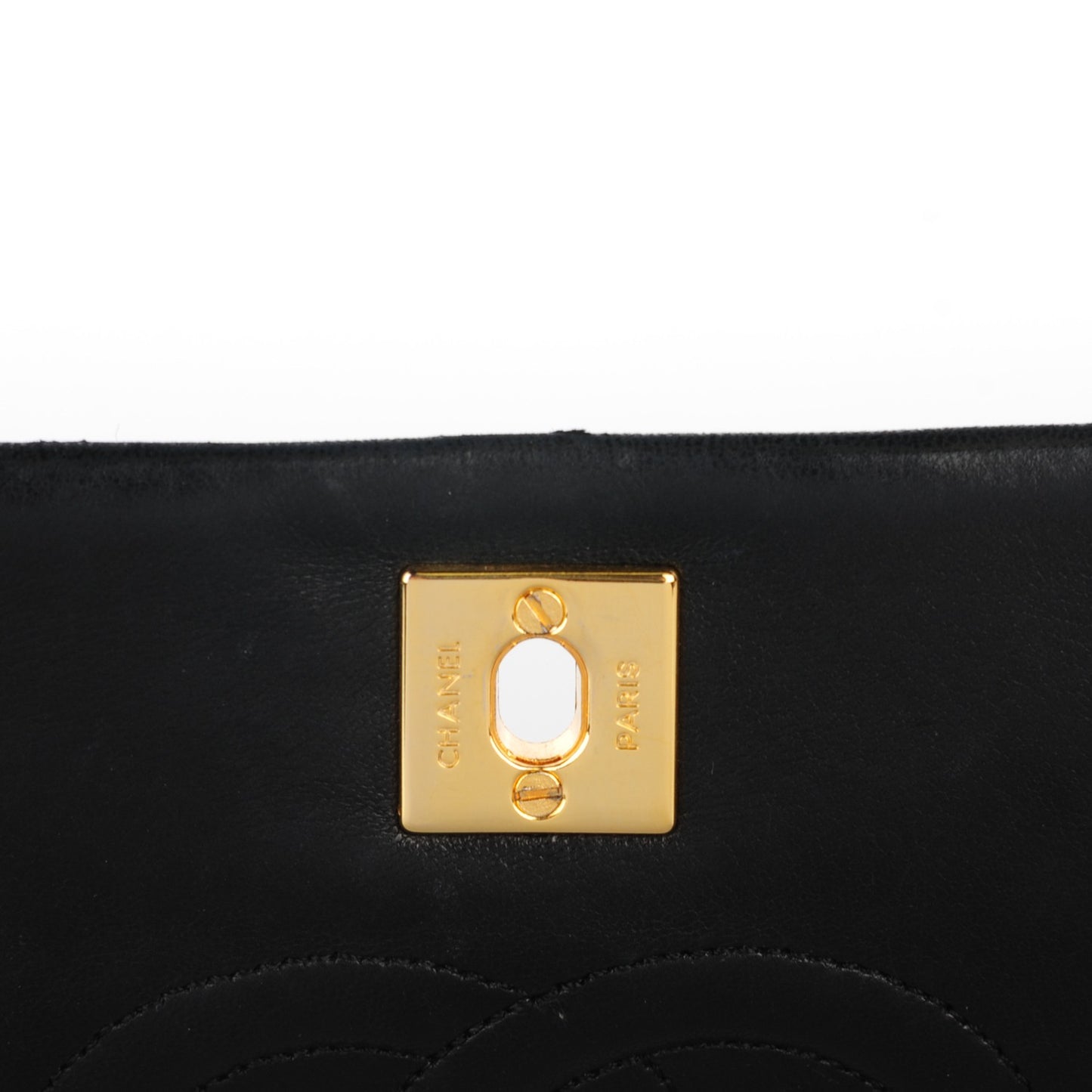 Lambskin Quilted Mini Flap Black