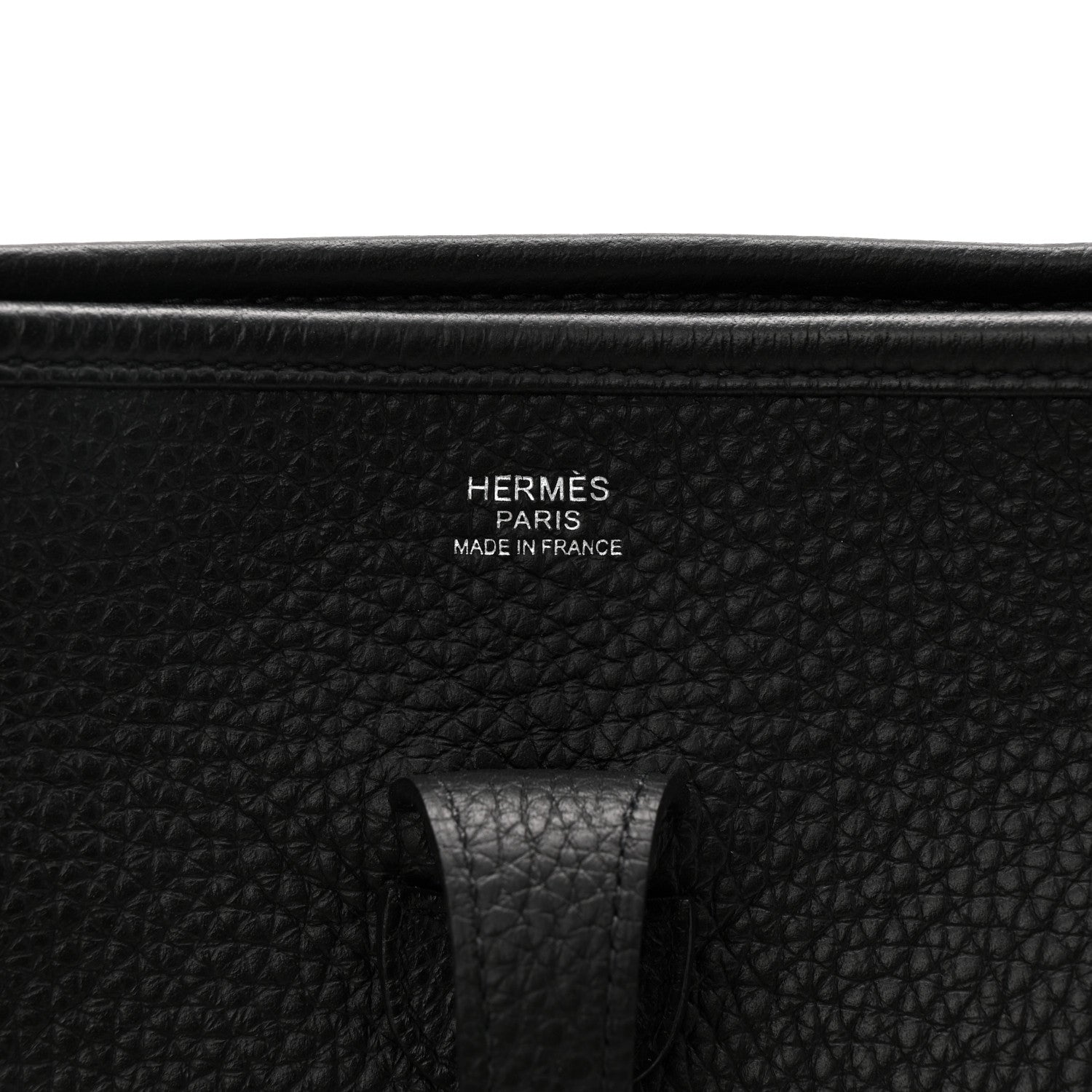 Hermes Taurillon Clemence Evelyne III PM Black 6 of 10