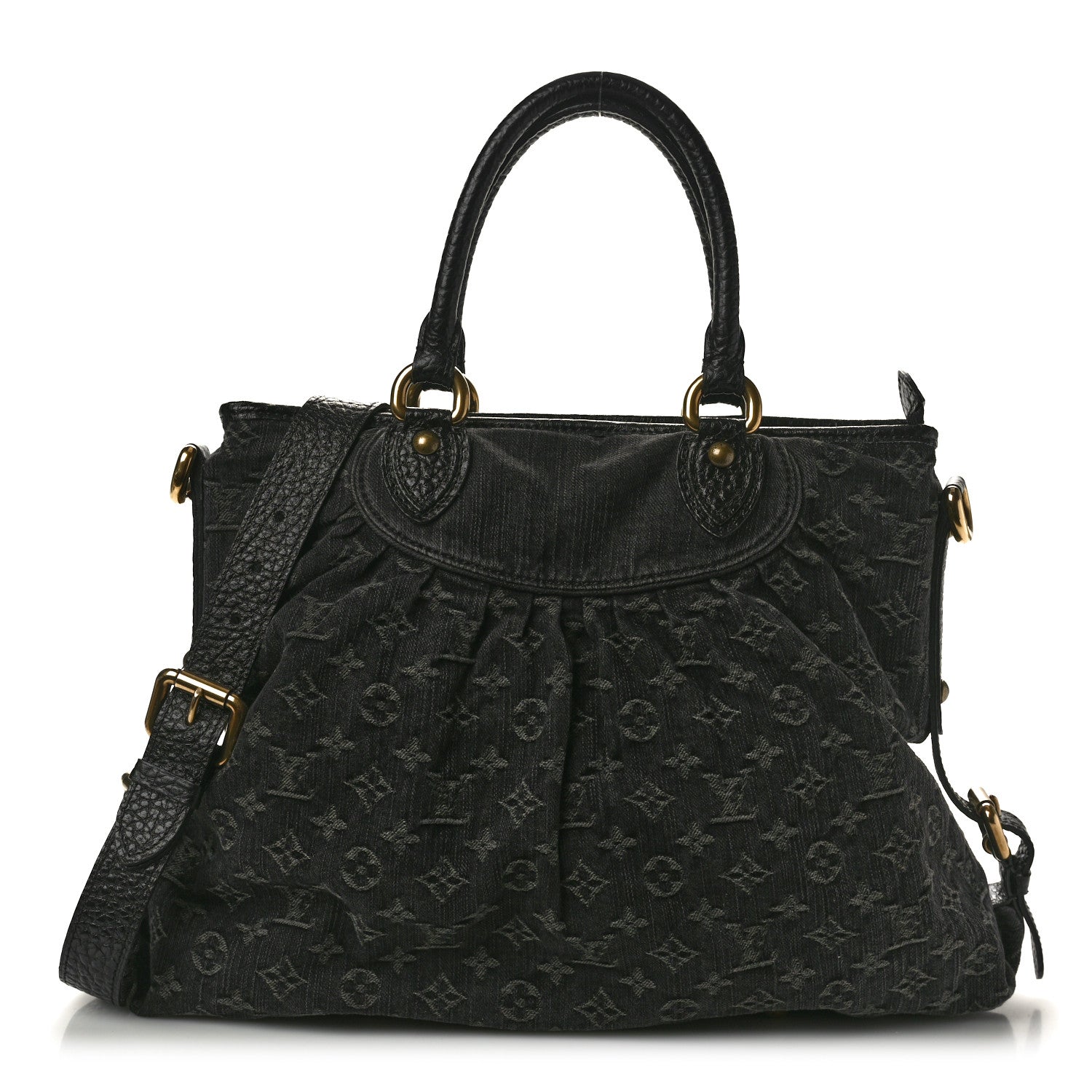Louis Vuitton Denim Neo Cabby MM Black 1 of 10