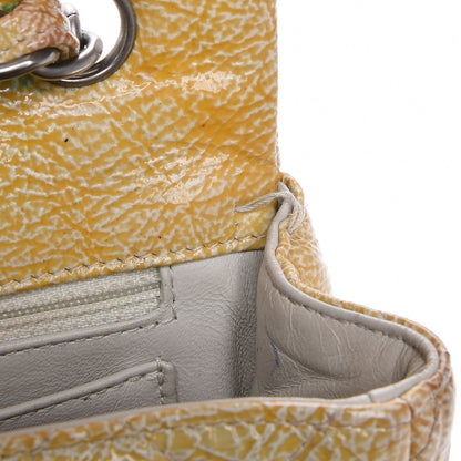 Chanel Crinkled Patent Quilted Jumbo Single Flap Light Beige 10 of 10