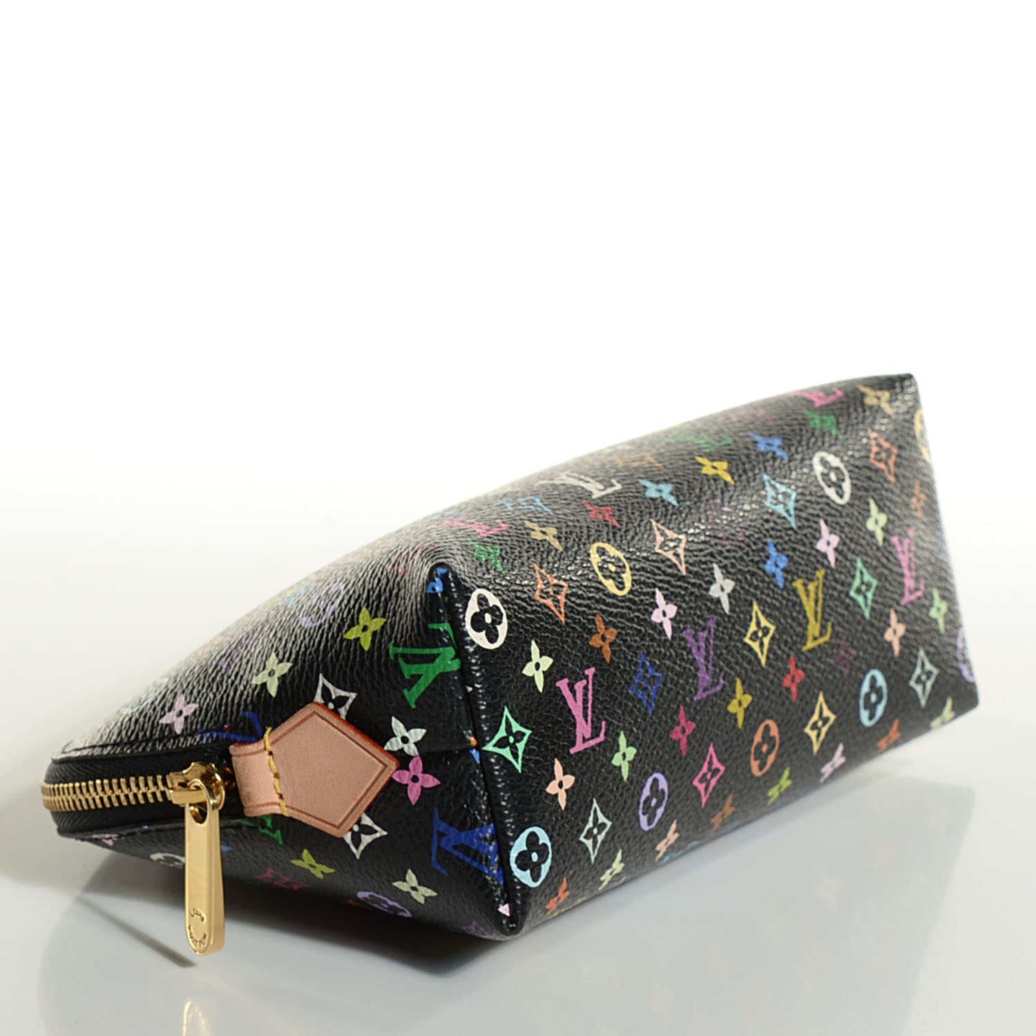 Louis Vuitton Monogram Multicolor Cosmetic Pouch Black Grenade 4 of 7