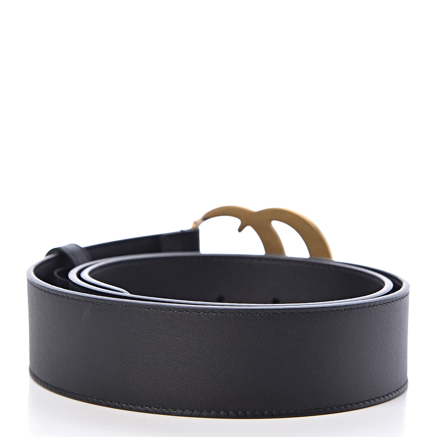 Gucci Calfskin Double G 40mm Belt 85 34 Black 3 of 7