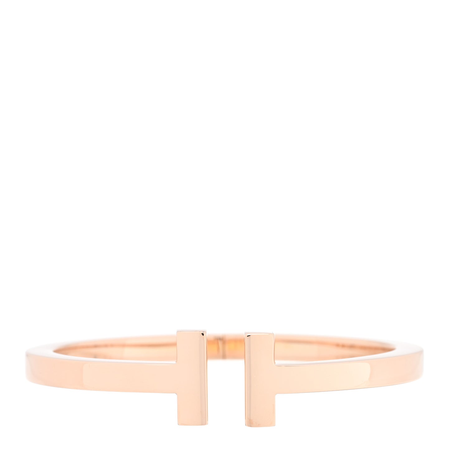 18K Rose Gold T Square Bracelet