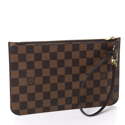 Louis Vuitton Damier Ebene Neverfull MM GM Pochette 3 of 7