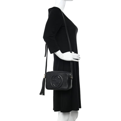 Gucci Pebbled Calfskin Small Soho Disco Bag Black 2 of 15