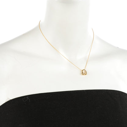 Tiffany 18K Yellow Gold Diamond Elsa Peretti Full Heart Pendant Necklace 2 of 6
