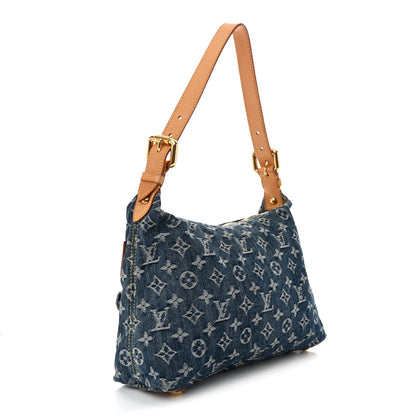 Louis Vuitton Monogram Denim Baggy PM Blue 3 of 12