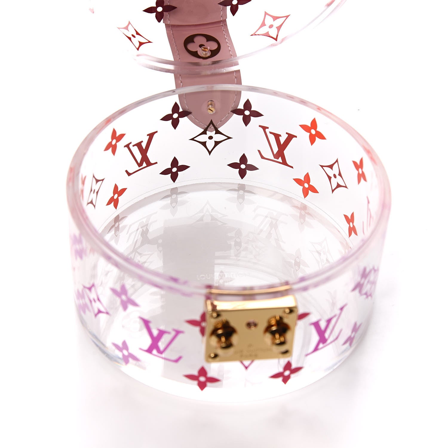 Louis Vuitton Transparent Plexiglass Box Scott Rose Ballerine 4 of 5