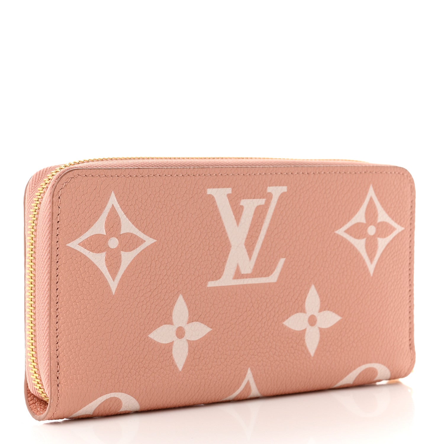Louis Vuitton Empreinte Monogram Giant Zippy Wallet Rose Trianon Creme 3 of 7
