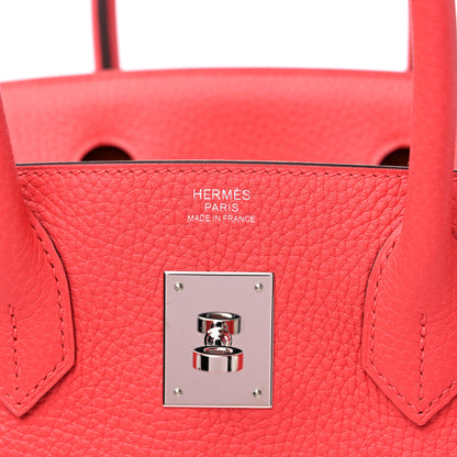 Hermes Togo Verso Birkin 30 Rose Texas Orange 6 of 10