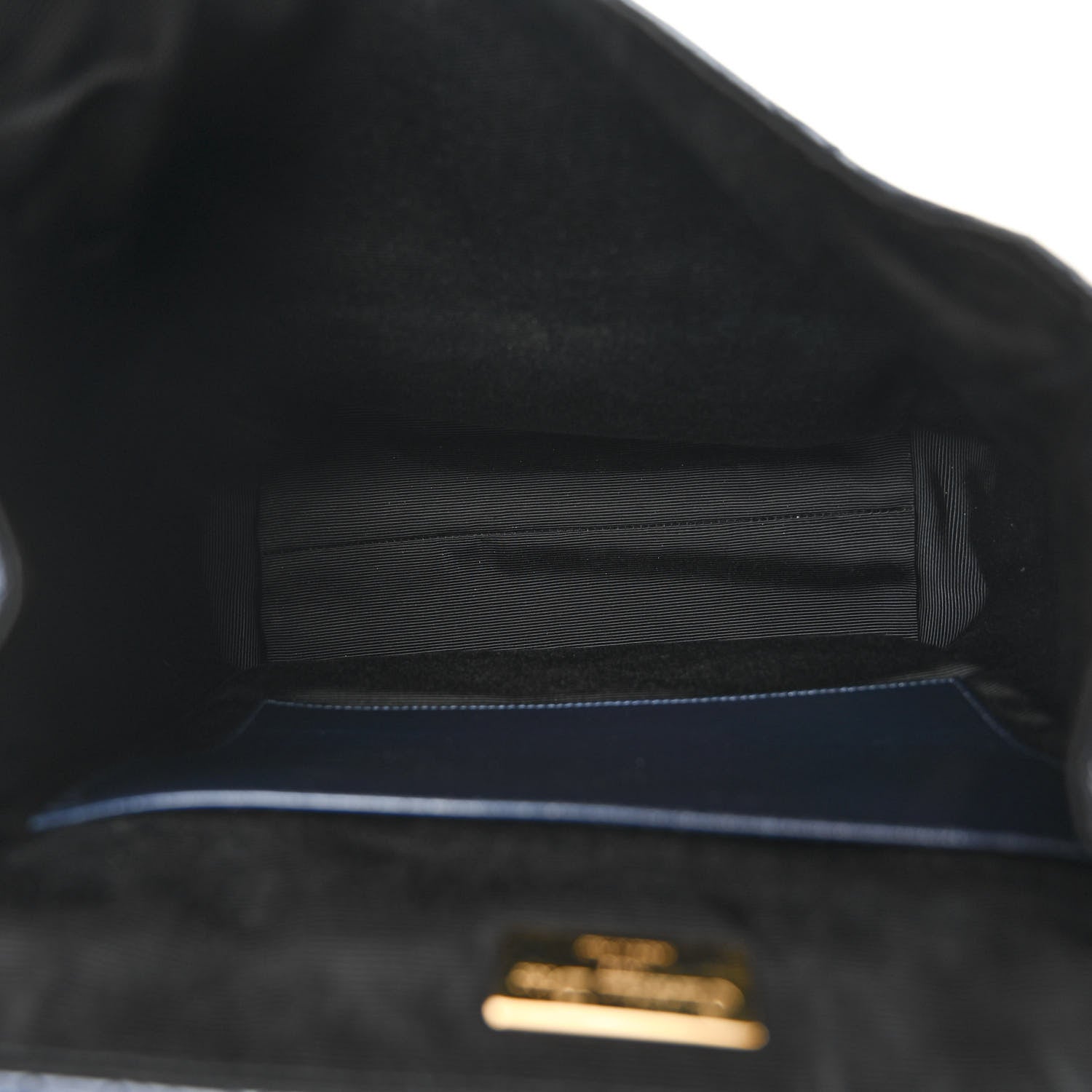 Christian Dior Ceramic Effect Deerskin Cannage Large Stardust Backpack Navy Blue 5 of 10