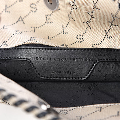 Stella McCartney Canvas Logo Mini Falabella Tote Sand 6 of 10