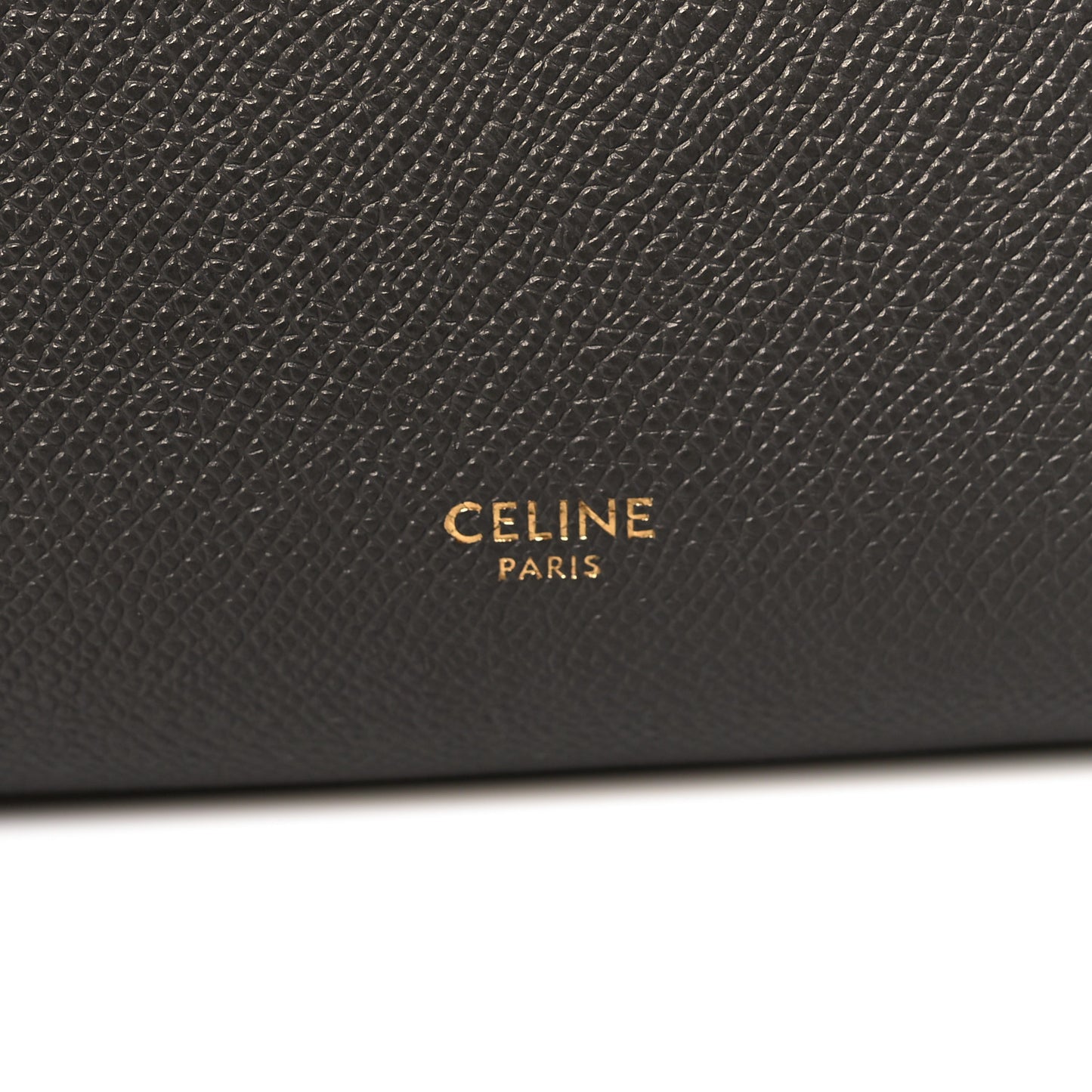 Grained Calfskin Nano Belt Bag Grey