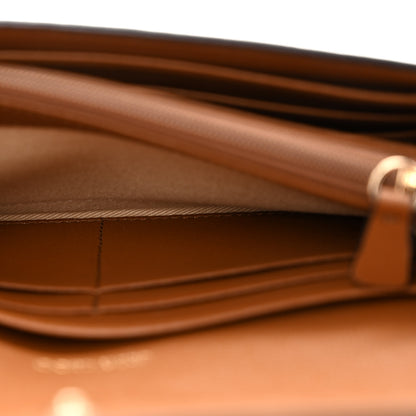 Jimmy Choo Calfskin Martina Continental Wallet Brown 5 of 12