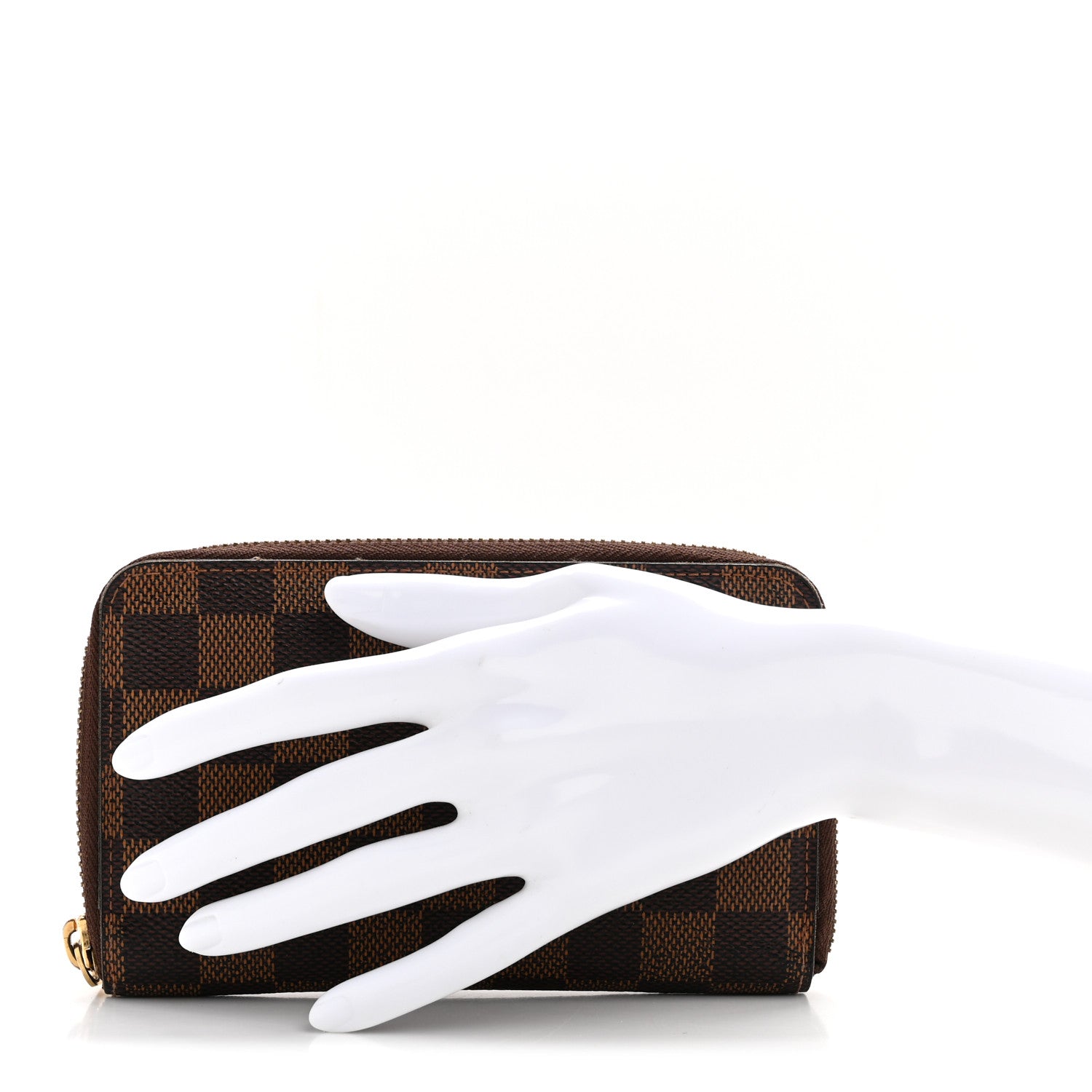 Louis Vuitton Damier Ebene Zippy Compact Wallet 2 of 10