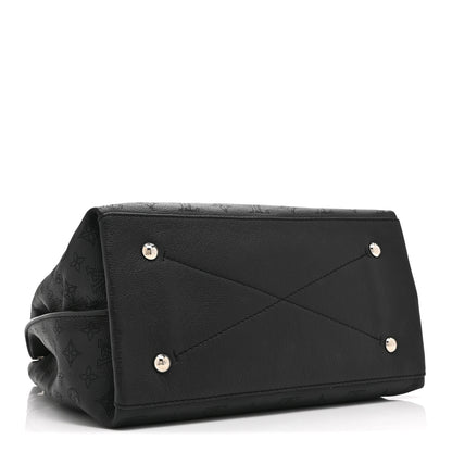 Louis Vuitton Mahina Carmel Hobo Black 4 of 9