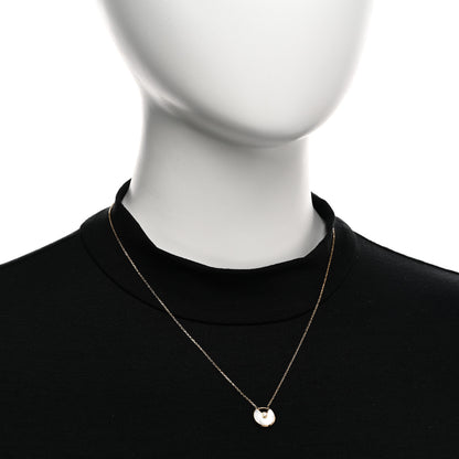 Cartier 18K Yellow Gold Diamond Mother of Pearl XS Amulette de Cartier Pendant Necklace 2 of 5