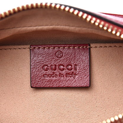 Gucci Suede Calfskin Web Mini Ophidia Shoulder Bag New Blue Romantic Cherry 6 of 11