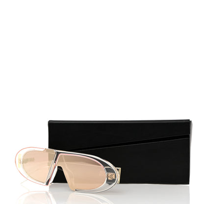 Christian Dior Acetate Oblique Oval Sunglasses Transparent 8 of 8
