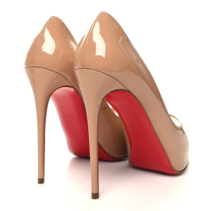 Christian Louboutin Patent New Very Prive 120 Pumps 36 Nude 4 of 9