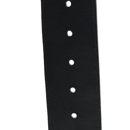 Prada Snakeskin Fur Belt 80 32 Cherry Bego 5 of 6