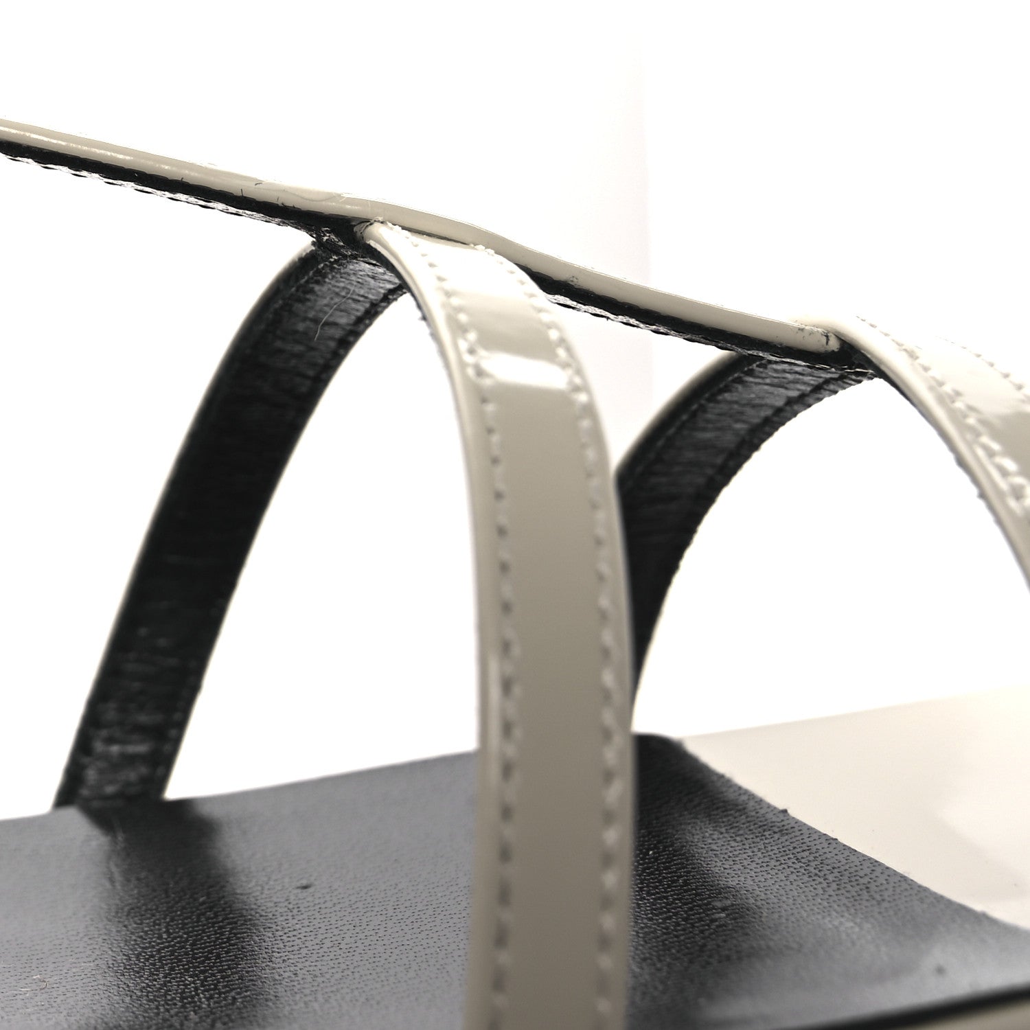 Gucci Calfskin Horsebit Divine Slingback Sandals 37.5 Mystic White 10 of 12