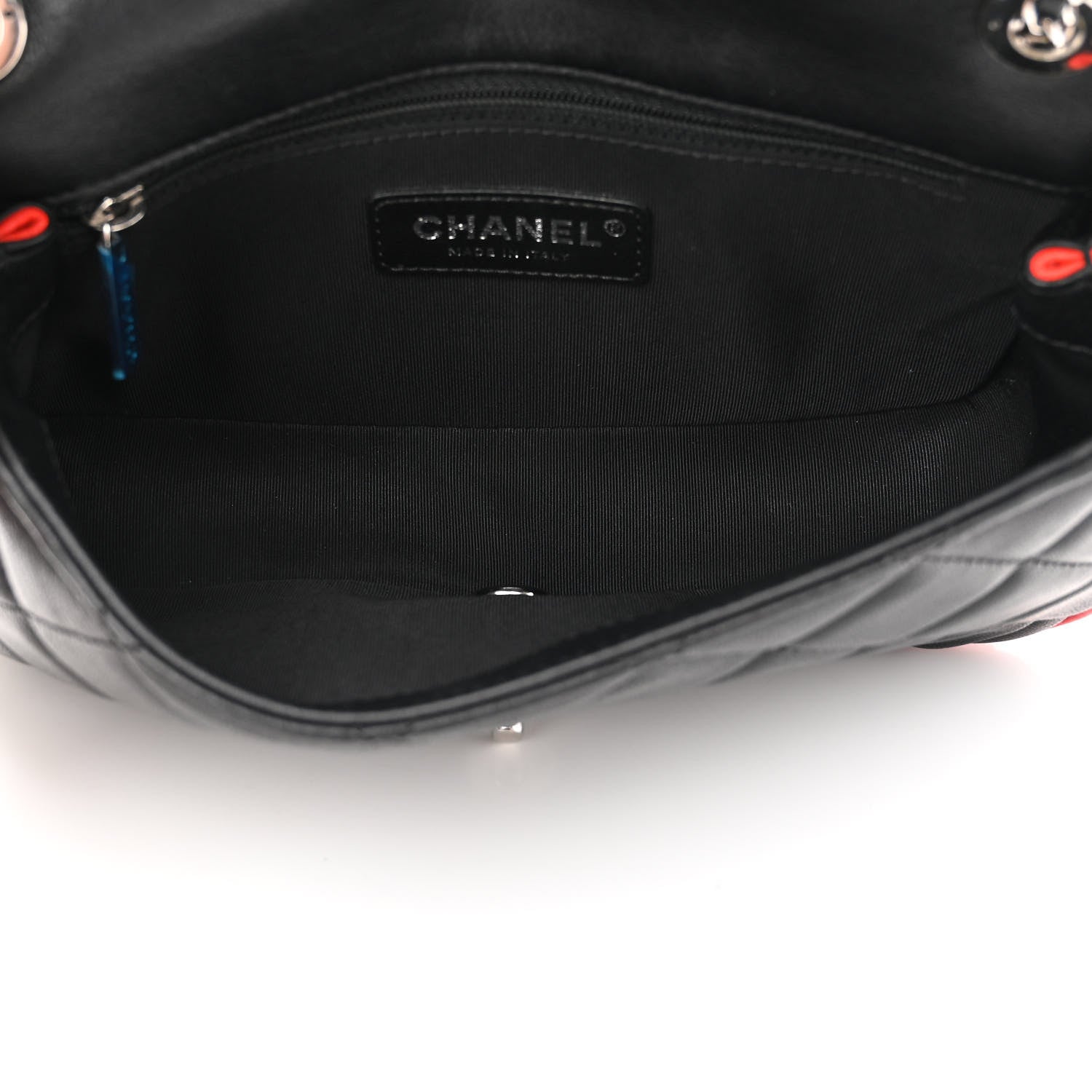Chanel Lambskin Plexiglass Quilted Small Cuba Color Flap Black Multicolor 4 of 12