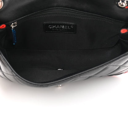 Chanel Lambskin Plexiglass Quilted Small Cuba Color Flap Black Multicolor 4 of 12