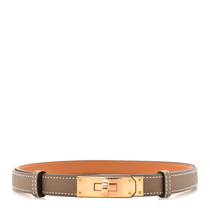 Hermes Epsom Kelly Belt Etoupe 1 of 4
